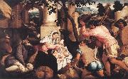 BASSANO, Jacopo Adoration of the Shepherds ss oil